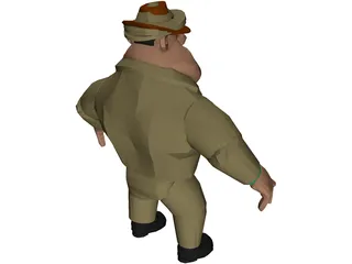 Al Character Safari Theme 3D Model preview