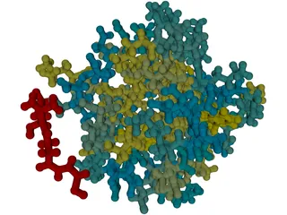 ACP Protein Stick 3D Model preview
