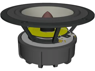 Speaker Subwoofer 3D Model preview