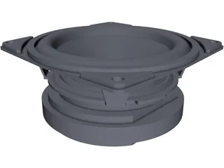 Speaker 3D Model preview