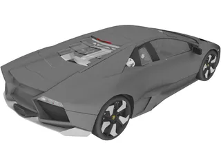 Lamborghini Reventon (2008) 3D Model preview