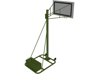 Basketball Rack 3D Model preview