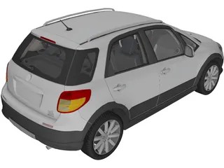 Fiat Sedici (2011) 3D Model preview