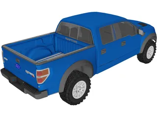 Ford F-150 SVT Raptor (2010) 3D Model preview