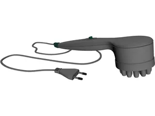 Electric Massager 3D Model preview