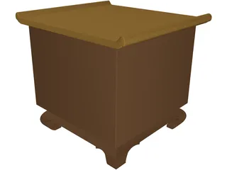 Oriental Rack 3D Model preview