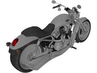 Harley-Davidson VROD 3D Model preview
