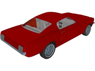 Ford Mustang (1967) 3D Model preview