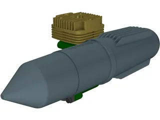 OS Nitro Engine Class 90 3D Model preview