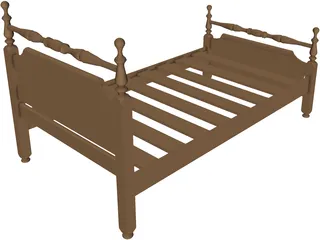Bed 3D Model preview