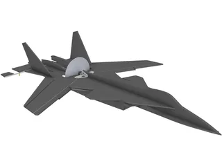 SU-47 Berkut Foam Electric RC 3D Model preview