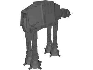 Star Wars Imperial ATAT 3D Model preview