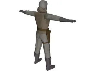 Star Wars Hoth Soldier 3D Model preview
