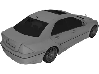 Mercedes-Benz C-Class 3D Model preview