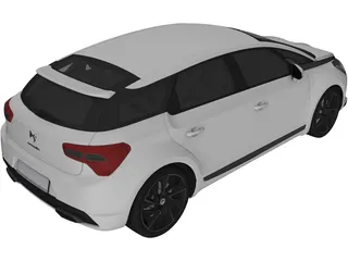 Citroen DS5 (2012) 3D Model preview