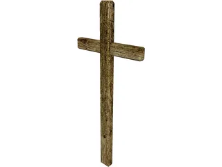 Roman Cross 3D Model preview