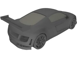 Audi R8 GT3 3D Model preview