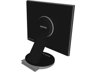 Samsung SyncMaster 173P Monitor 3D Model preview