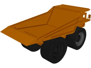 Caterpillar Mining Truck 3D Model preview