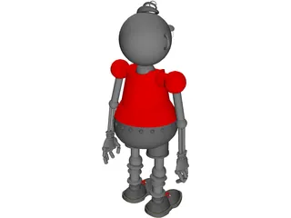 Roboboy Toy 3D Model preview