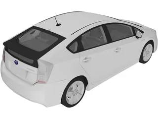 Toyota Prius (2010) 3D Model preview