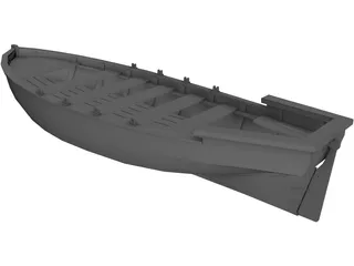 Lifeboat 3D Model preview