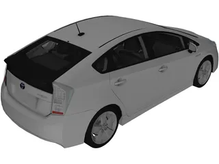 Toyota Prius (2010) 3D Model preview
