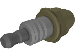 Spark Plug 3D Model preview