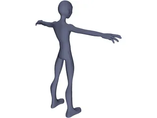 Freebie Man [Rigged] 3D Model preview