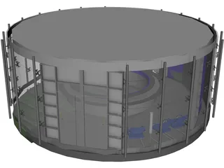 Office Conference Room 3D Model preview