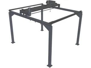 Underslung Crane 3D Model preview