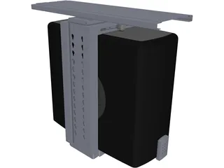 PC Desktop Case 3D Model preview