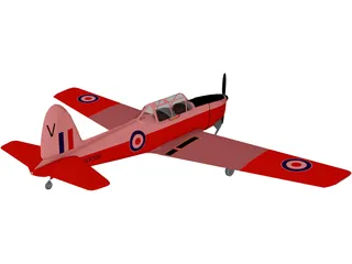 de Havilland Canada DHC-1 Chipmunk 3D Model preview
