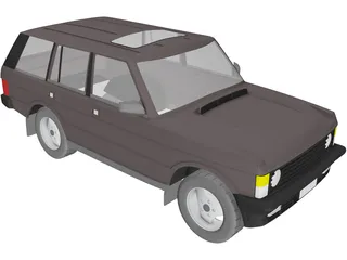 Range Rover Classic 3D Model preview