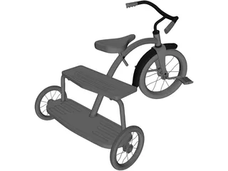 Tricycle 3D Model preview