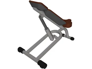 Adjustable Workbench 3D Model preview
