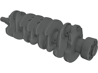 Crankshaft 3D Model preview