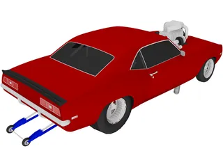 Chevrolet Camaro Pro Drag 3D Model preview