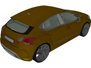 Citroen DS4 3D Model preview