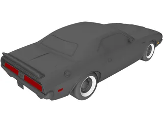 Dodge Challenger (1970) 3D Model preview