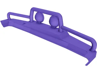 Daihatsu F70 Bumper 3D Model preview