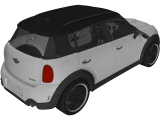 Mini Cooper Countryman 3D Model preview