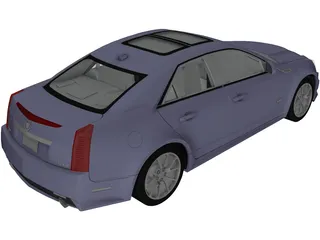 Cadillac CTS-V 3D Model preview