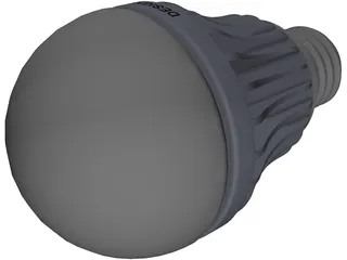 LED Light Bulb Type D 3D Model preview