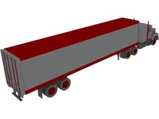 Mack Truck 3D Model preview