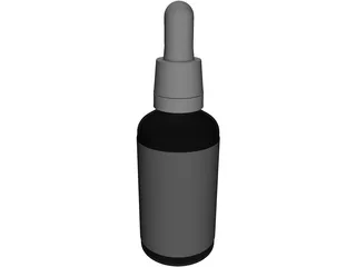 Medicine Bottle 3D Model preview