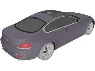 BMW 6-Series Coupe 3D Model preview