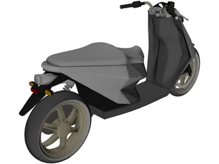 Scooter 3D Model preview