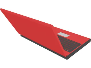 Toshiba Laptop 3D Model preview