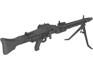 MG42 3D Model preview